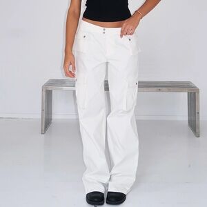 White Fox Boutique White Straight Leg Pants